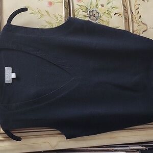 J crew cashmere, vest, black, zxs